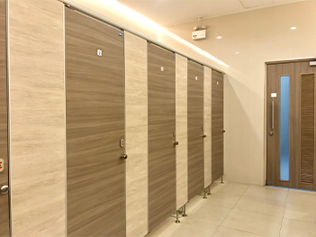 Wide range of toilet partition products