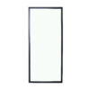 Stainless Steel Framed Mirror in Designer Black